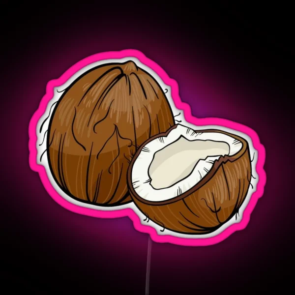 Coconut Girl Aesthetic Led RGB Neon Sign