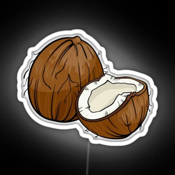 Coconut Girl Aesthetic Led RGB Neon Sign