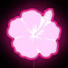 Vibrant Coconut Girl Flower RGB Neon Sign Wall Decoration Artwork