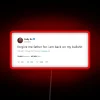 Add edgy vibes to your space with this Cody Ko tweet sign.