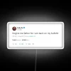 Color-Changing Neon Sign Featuring Iconic Cody Ko Tweet Graphics and Letters