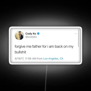 Cody Ko Tweet RGB Neon Sign