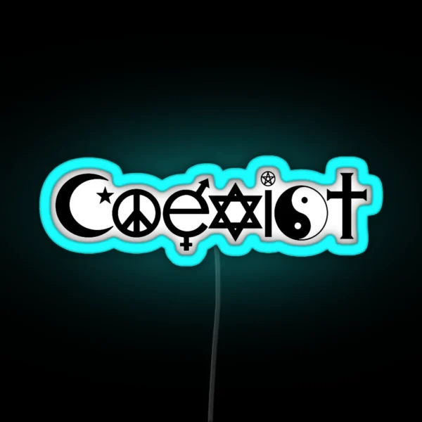 Coexist RGB Neon Sign