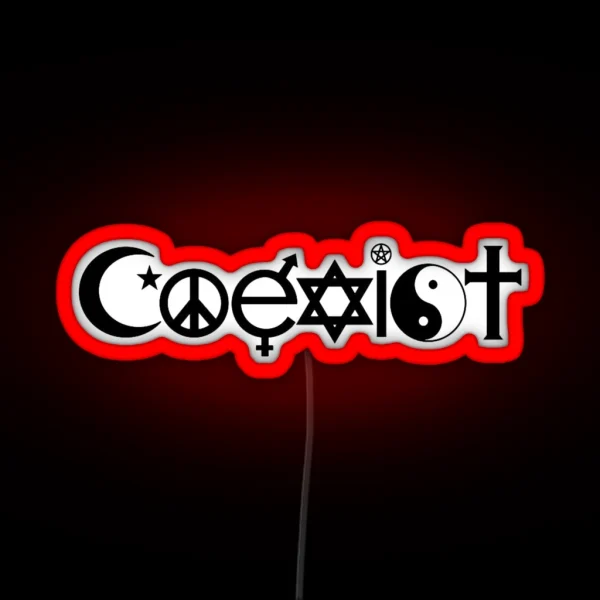 Coexist RGB Neon Sign