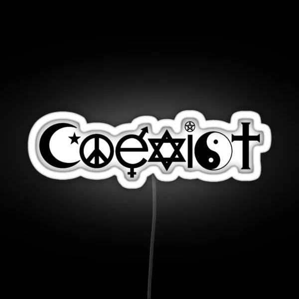 Coexist RGB Neon Sign