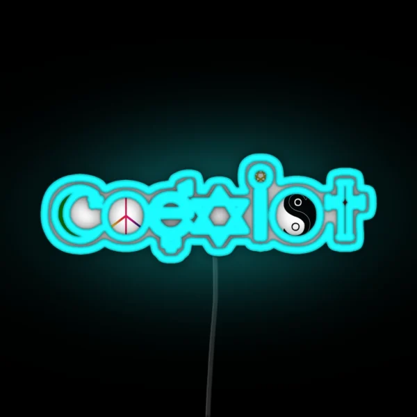 Coexist RGB Neon Sign