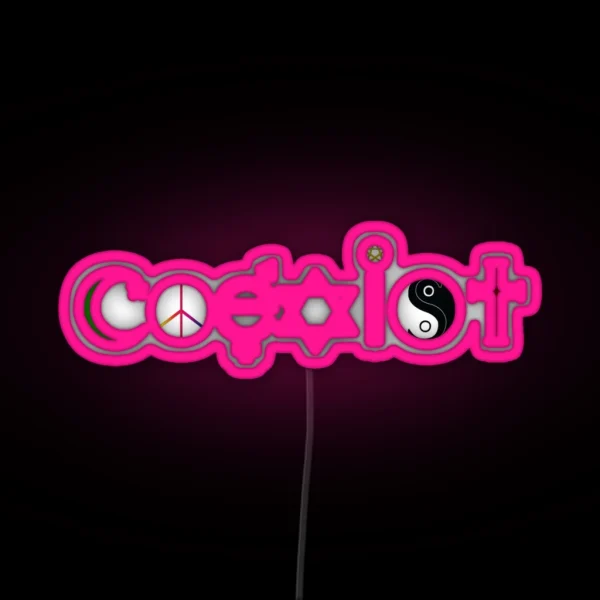 Coexist RGB Neon Sign