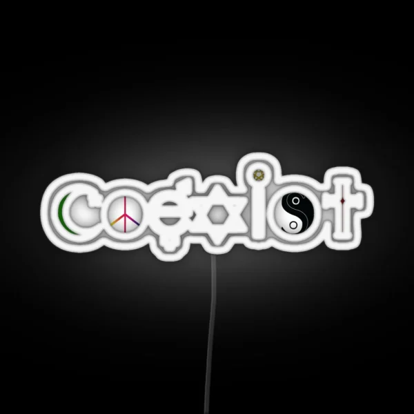 Coexist RGB Neon Sign