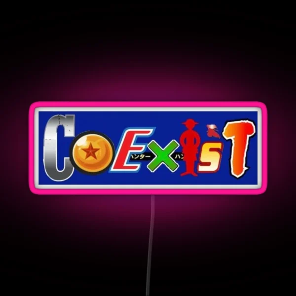 COEXIST SHONEN Led RGB Neon Sign