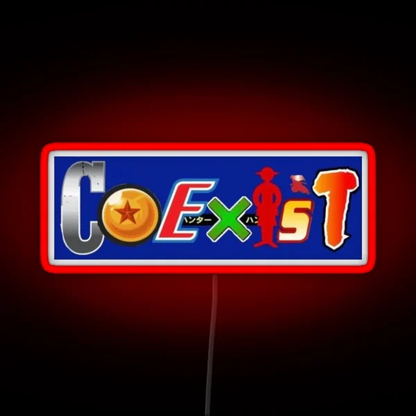 COEXIST SHONEN Led RGB Neon Sign