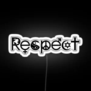 Coexist With Respect RGB Neon Sign