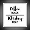 Neon bar decor: RGB coffee whiskey liquor display light sign