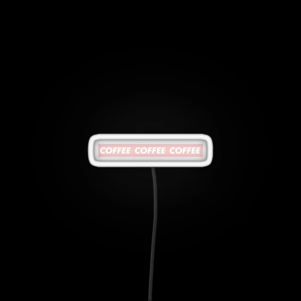 COFFEE COFFEE COFFEE RGB Neon Sign
