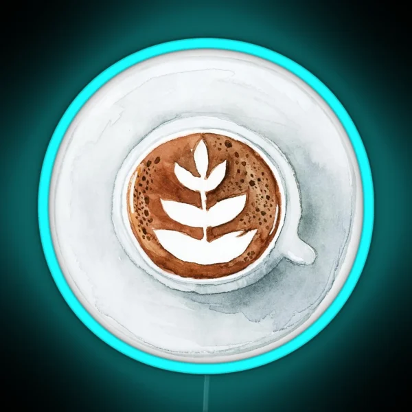 Coffee Cream Led RGB Neon Sign