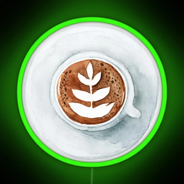 Coffee Cream Led RGB Neon Sign