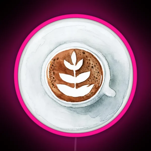 Coffee Cream Led RGB Neon Sign
