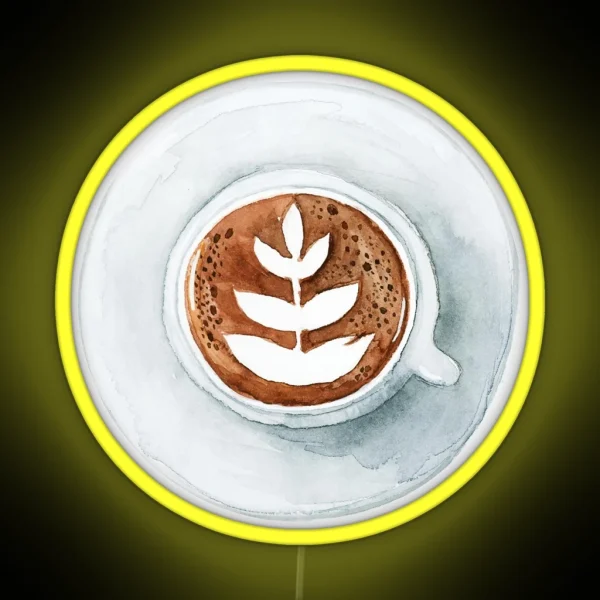 Coffee Cream Led RGB Neon Sign