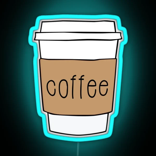 Coffee Cup RGB Neon Sign