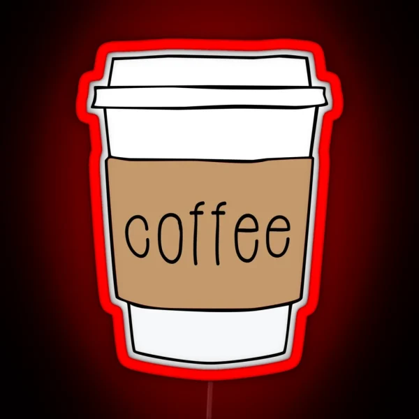 Coffee Cup RGB Neon Sign