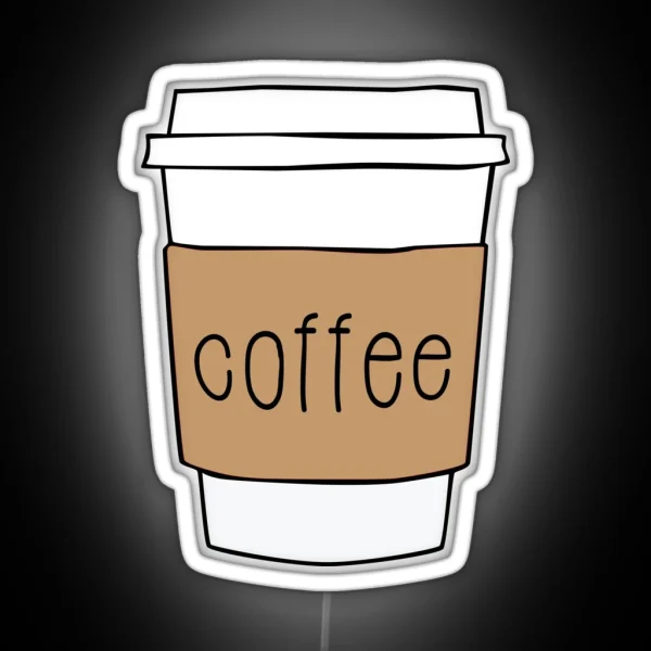 Coffee Cup RGB Neon Sign