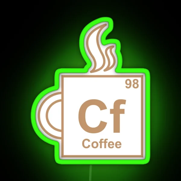 Coffee Element RGB Neon Sign