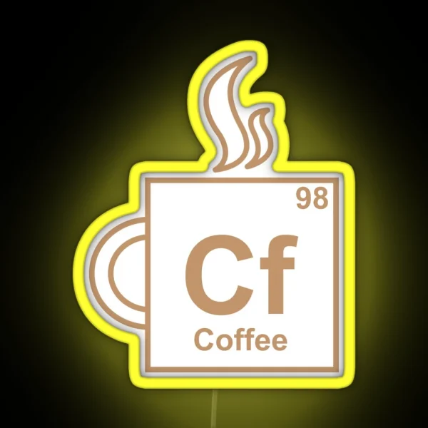 Coffee Element RGB Neon Sign