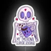 Vibrant RGB Neon Sign - Caffeine Fuelled Emotional Support System Indicator