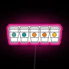 Brighten your space with vibrant coffee culture neon art display