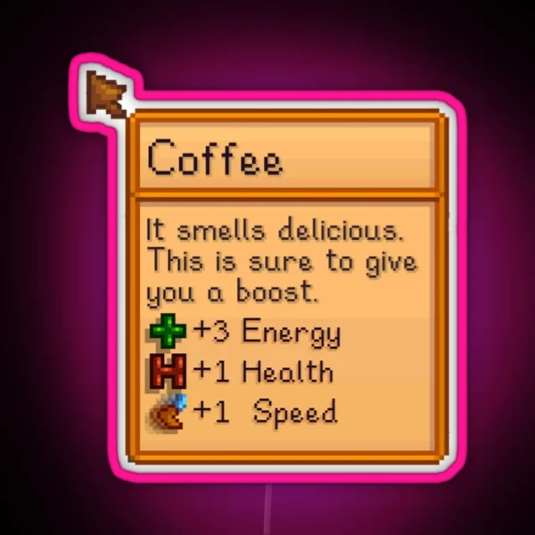 Coffee RGB Neon Sign