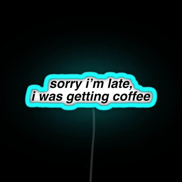 Coffee RGB Neon Sign