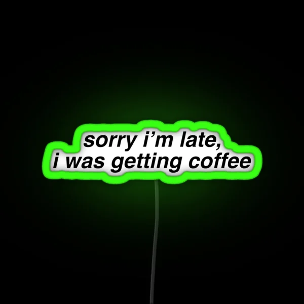 Coffee RGB Neon Sign