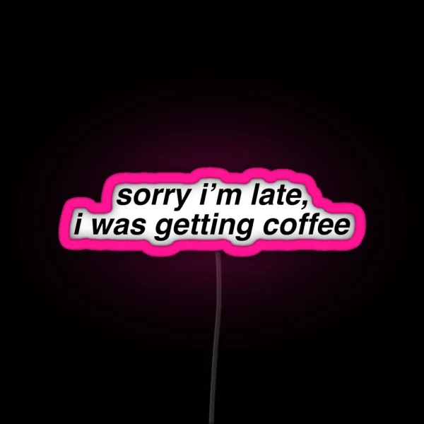 Coffee RGB Neon Sign