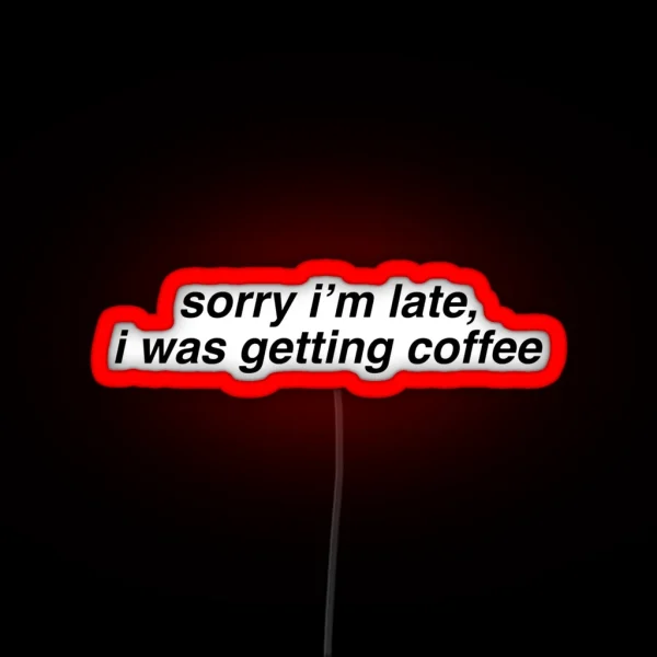 Coffee RGB Neon Sign