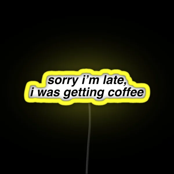 Coffee RGB Neon Sign