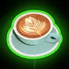 Brighten your coffee nook with vibrant RGB latte art glow
