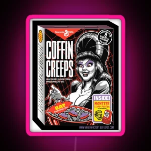 COFFIN CREEPS RGB Neon Sign