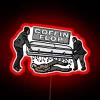 Dark humor neon sign for fans of absurd comedy TV