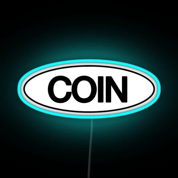 COIN Band RGB Neon Sign