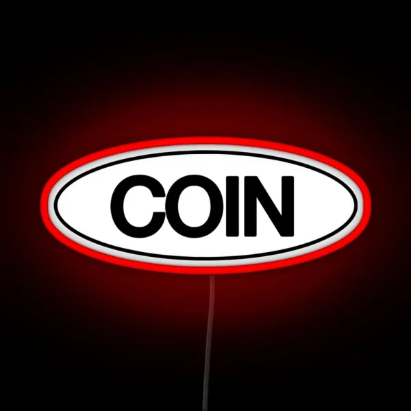 COIN Band RGB Neon Sign