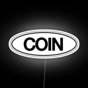 COIN Band RGB Neon Sign