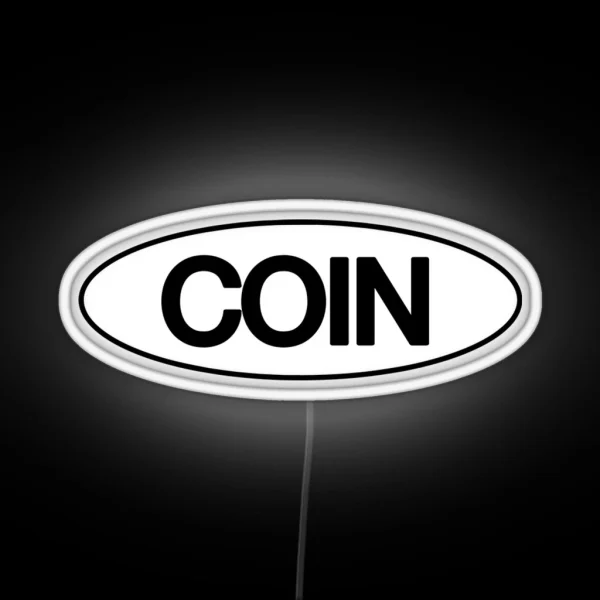 COIN Band RGB Neon Sign