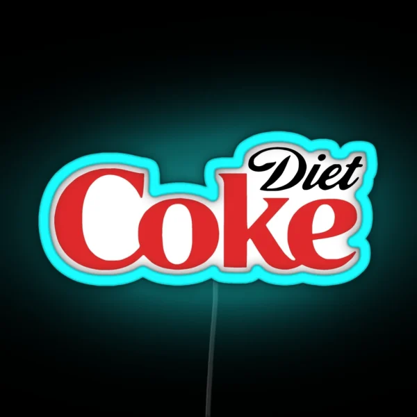 Coke Funny Lover Diet RGB Neon Sign