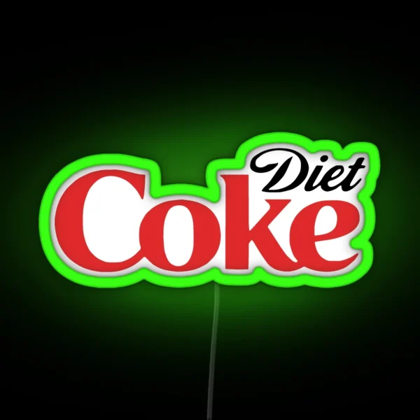 Coke Funny Lover Diet RGB Neon Sign