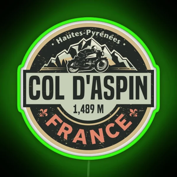 Col D Aspin France RGB Neon Sign