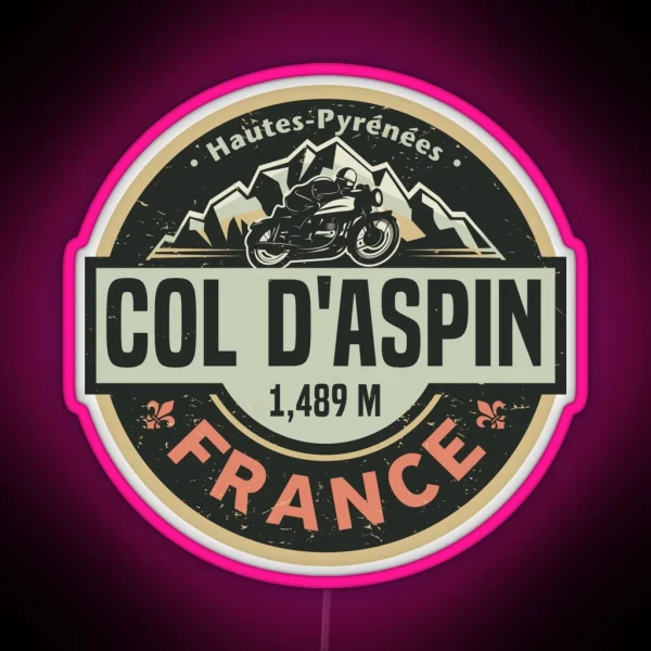 Col D Aspin France RGB Neon Sign