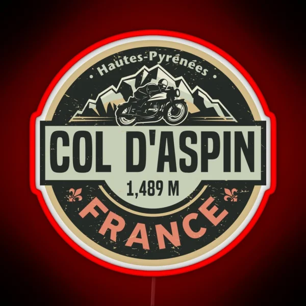 Col D Aspin France RGB Neon Sign