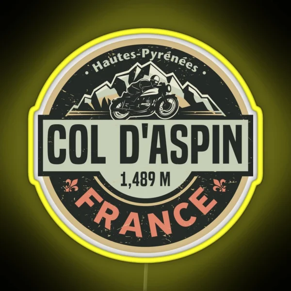 Col D Aspin France RGB Neon Sign