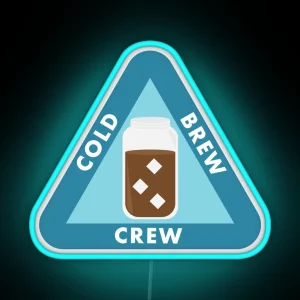 Cold Brew Crew RGB Neon Sign