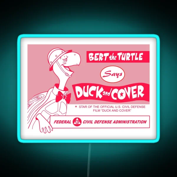 Cold War Bert The Turtle RGB Neon Sign