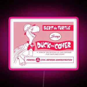 Cold War Bert The Turtle RGB Neon Sign